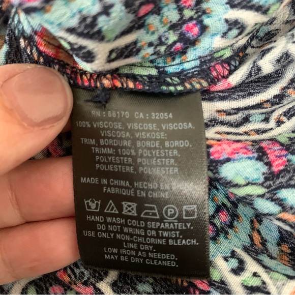 Anthropologie Maeve Maplewood Neon Paisley Dress - Picture 7 of 12